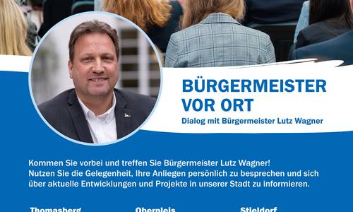 Bürgermeister-Tour "Bürgermeister vor Ort"