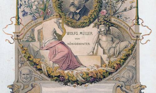 Caspar Scheuren: Wolfgang Müller, Farblithografie, 1875