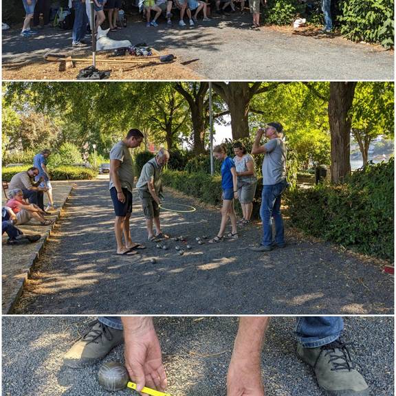 Collage Boule-Sommer-Turnier Boule Turnier