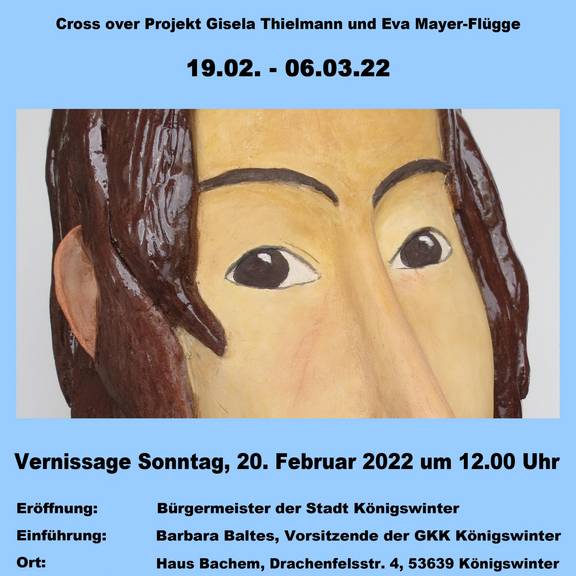 Plakat Ausstellung Von Angesicht zu Angesicht final plakat gisela th 2022