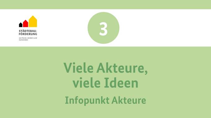 Viele Akteure,  viele Ideen
