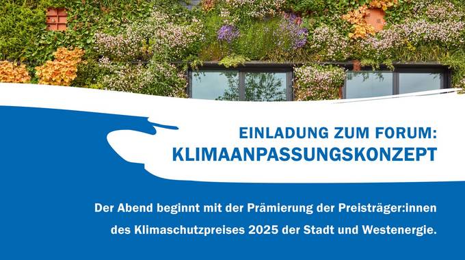 Plakat Forum Klimaanpassungskonzept