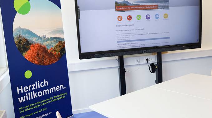 Ein Seminarraum der VHS Siebengebirge