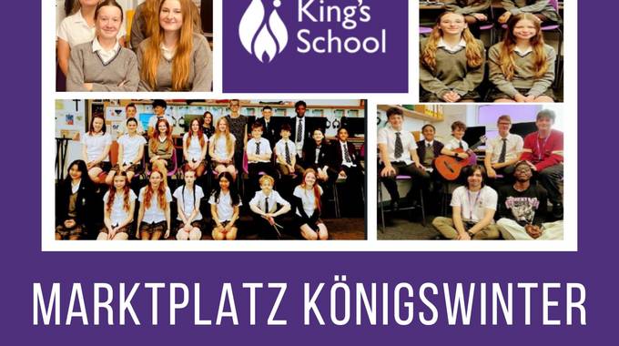 Plakat Jugendkonzert © King´s School Plakat mit Bild des Jugendorchesters