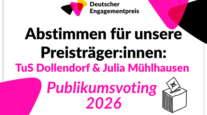 Banner Pink und Schwarz
