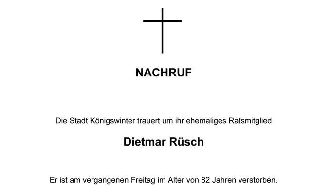 Nachruf DietmarRuesch