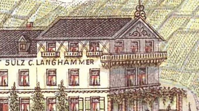 Gut Sülz: Ansichtskarte, um 1900 (Ausschnitt