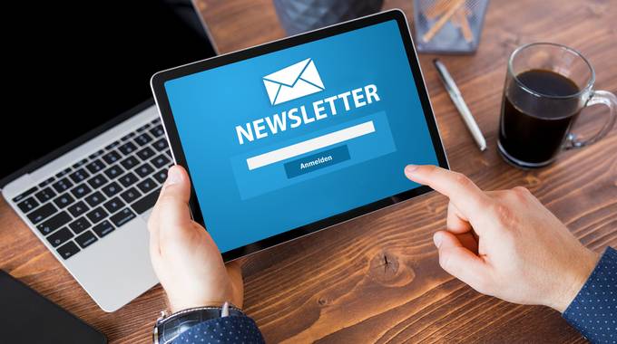 Anmeldung zum städtischen Newsletter